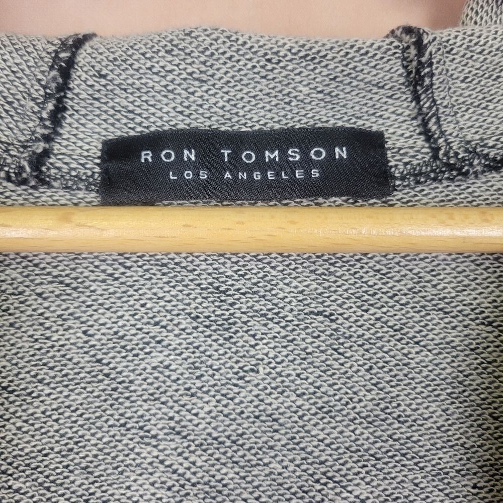 Ron Tomson Open Front Hooded Knit Cardigan Size Small - Picture 4 of 7